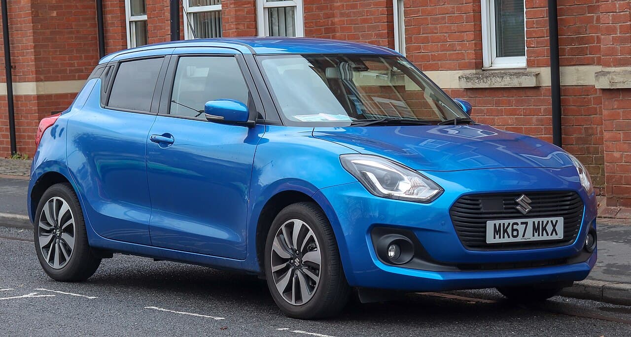 Suzuki Swift — photo: Vauxford (CC BY-SA 4.0, Wikimedia Commons)